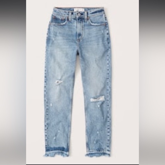 Abercrombie & Fitch Denim - Abercrombie & Fitch curve love high rise mom jeans